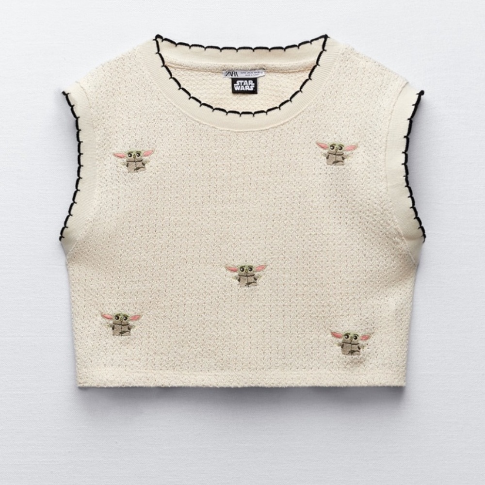 STAR WARS for ZARA embroidered Disney top✨